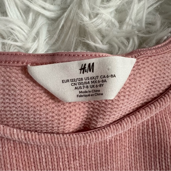 NWOT H&M Pink Sparkly Tulle Dress Size 6X - Picture 4 of 5